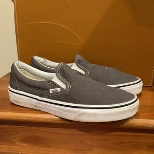 Grey Slip On Vans
